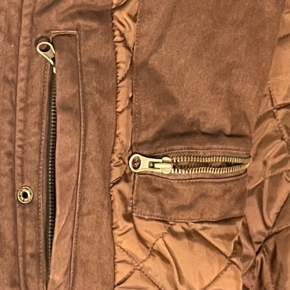 AUSTIN® CLOTHING CO. Womens Brown Hooded Jacket 100% Cotton Size XL - Picture 9 of 9